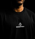 oversizedt-shirtblackthecaveapparelessential2.0gymt-shirt