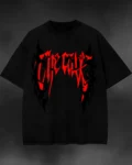 OversizedBlackT-shirtformenStreetwearTattooinspired3