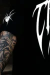 tattooinspiredoversizedblackt-shirtstreetwearthecaveapparelwebofdoom4