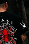 tattooinspiredoversizedblackt-shirtstreetwearthecaveapparelwebofdoom4