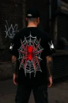 tattooinspiredoversizedblackt-shirtstreetwearthecaveapparelwebofdoom4