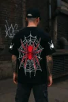 tattooinspiredoversizedblackt-shirtstreetwearthecaveapparelwebofdoom4