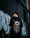 tattooinspiredoversizedblackt-shritstreetwearwatchongthecaveapparel_1of6