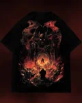 tattooinspiredstreetwearoversizedblackt-shirtformenTheEmpireTheCaveApparel