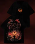 tattooinspiredstreetwearoversizedblackt-shirtformenTheEmpireTheCaveApparel